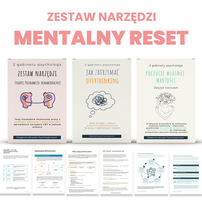 Zestaw Narzędzi: MENTALNY RESET. Pakiet narzędzi do budowania stabilności psychicznej