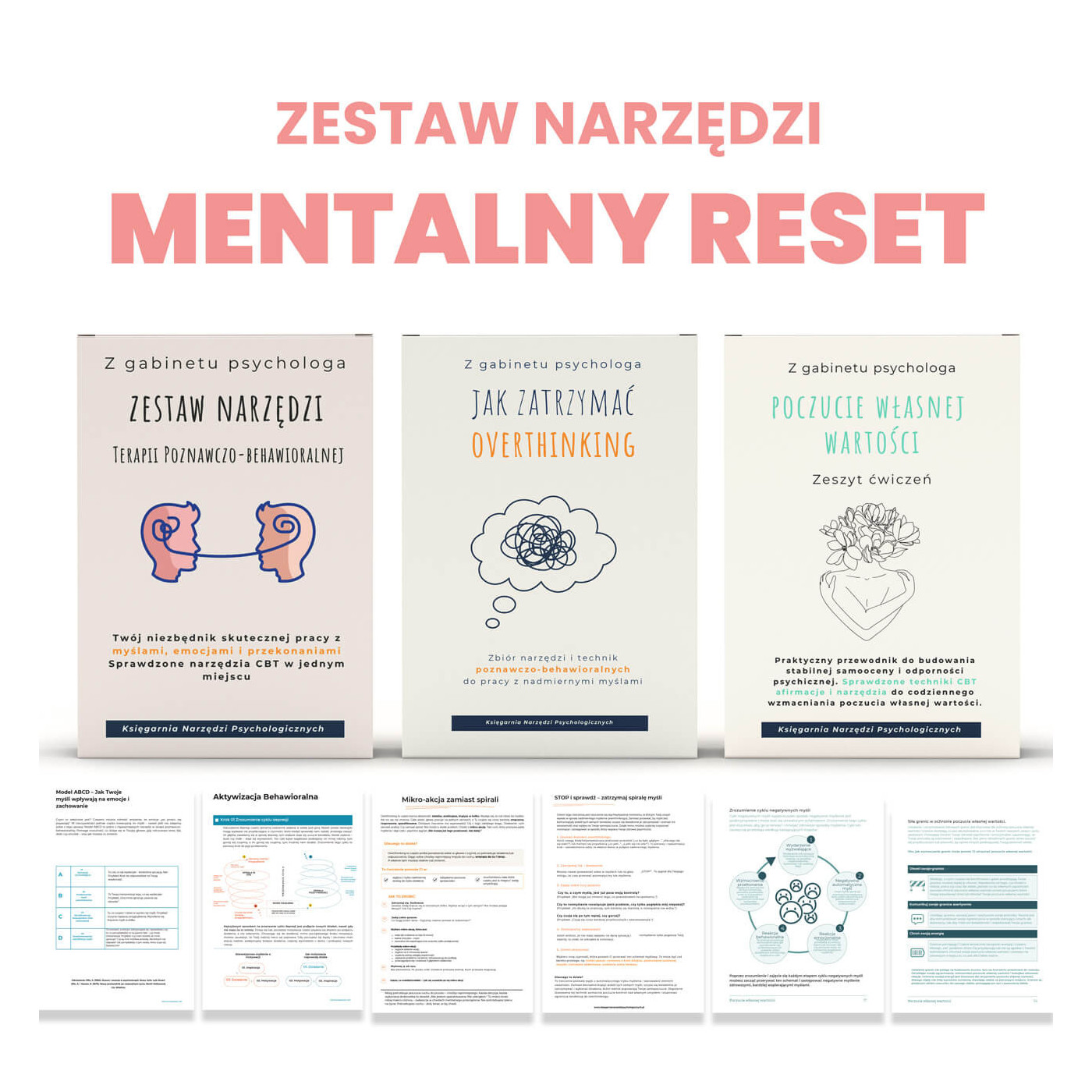 Zestaw Narzędzi: MENTALNY RESET. Pakiet narzędzi do budowania stabilności psychicznej